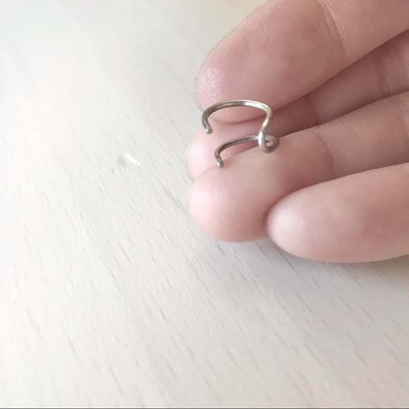 STERLING SILVER Earring Cuff - Picture 5 of 6